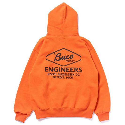 ブコ BC23102 BUCO F/Z PARKA / ENGINEER オレンジ×ブラック 307 メンズ ジップパーカー
