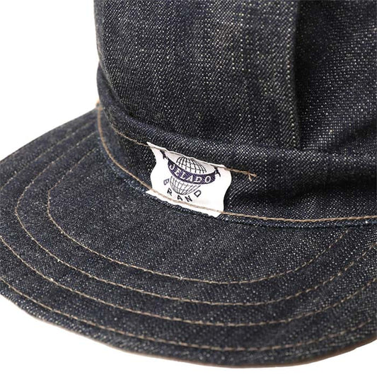 ジェラード JP02647 Work Cap ワークキャップ インディゴ メンズ ノンウォッシュ