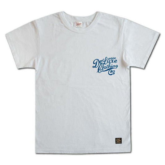 デラックスウエア BRGM-00B13 DELUXEWARE ホワイト メンズ 半袖 Tシャツ ブランドロゴ バックプリント
