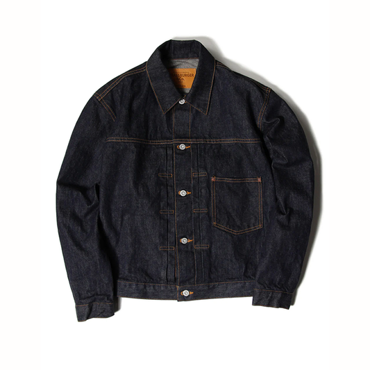 STRASSBURGER&CO.(ストラスバーガー) JUMBO 14.5oz セルビッチ 1st デニムジャケット WWⅡ【SBJ-145-301】