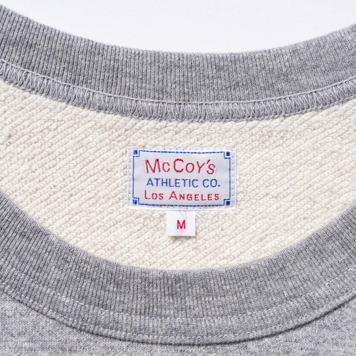 9 OZ. LOOPWHEEL RAGLAN SWEATSHIRT:GRAY