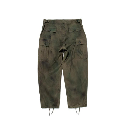 バウワウ BW241-JFPC JUNGLE FATIGUE CARGO PANTS SPRAY CAMO メンズ カーゴパンツ グリンベレー