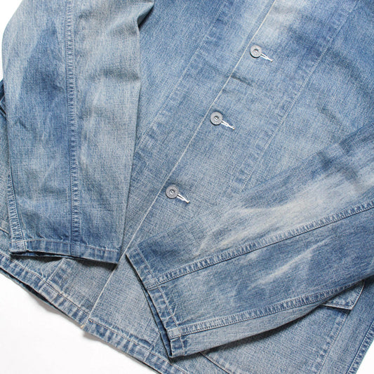 バウワウ BW241-UADJ US ARMY M40 DENIM JACKET INDIGO AGEING M40デニムジャケット インディゴ メンズ