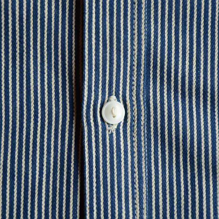 デラックスウエア HV-01 HICKORY NEL SHIRT ヒッコリー ネルシャツ メンズ 長袖 ワーク シャツ
