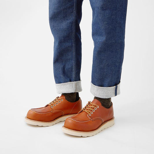 レッドウィング ICON STYLE NO.8092 Classic Moc Oxford クラシックモック オックスフォード ブラウン メンズ レザー ワーク ブーツ オロ・レガシー 短靴