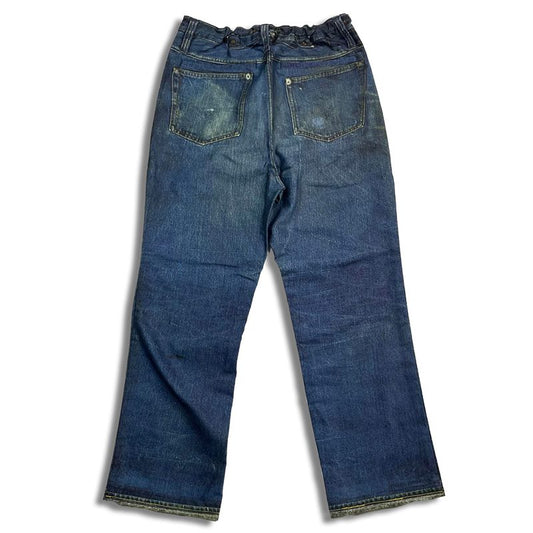 Trompe L’oeil Printed Trousers (1942 Buckle back Jeans)