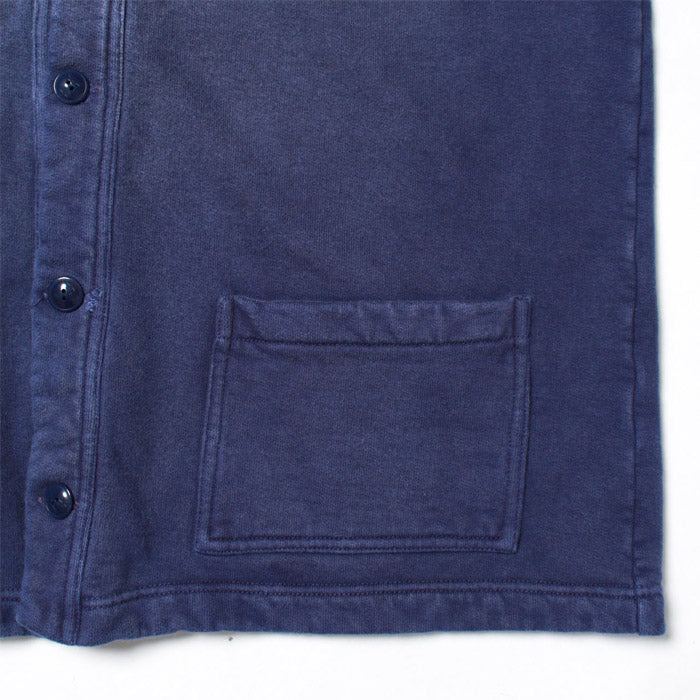 バウワウ BW231-BGSC BILL THE GOAT SWEAT CARDIGAN スウェットカーディガン NAVY BLUE AGEING