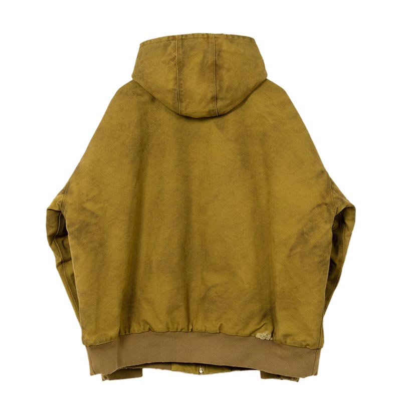 カミヤ G14BL033 BORO Duck Zip Parka イエロー メンズ アウター パーカー フード付きブルゾン