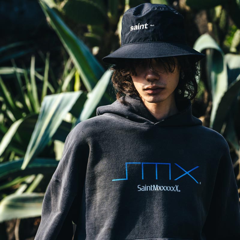 セントマイケル SM-HR8-0000-082 BUCKET HAT / SAINT / BLACK バケットハット ユニセックス
