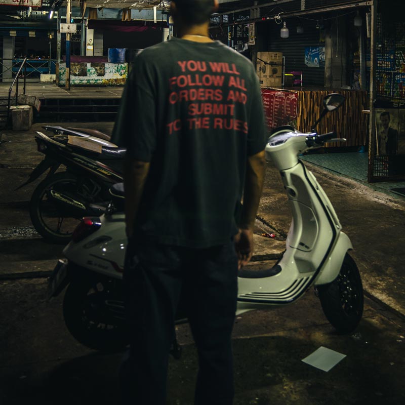 セントマイケル SM-HR8-0000-C25 KK_SS TEE / COMPLETE / BLACK メンズ 半袖 プリント Tシャツ バックプリント
