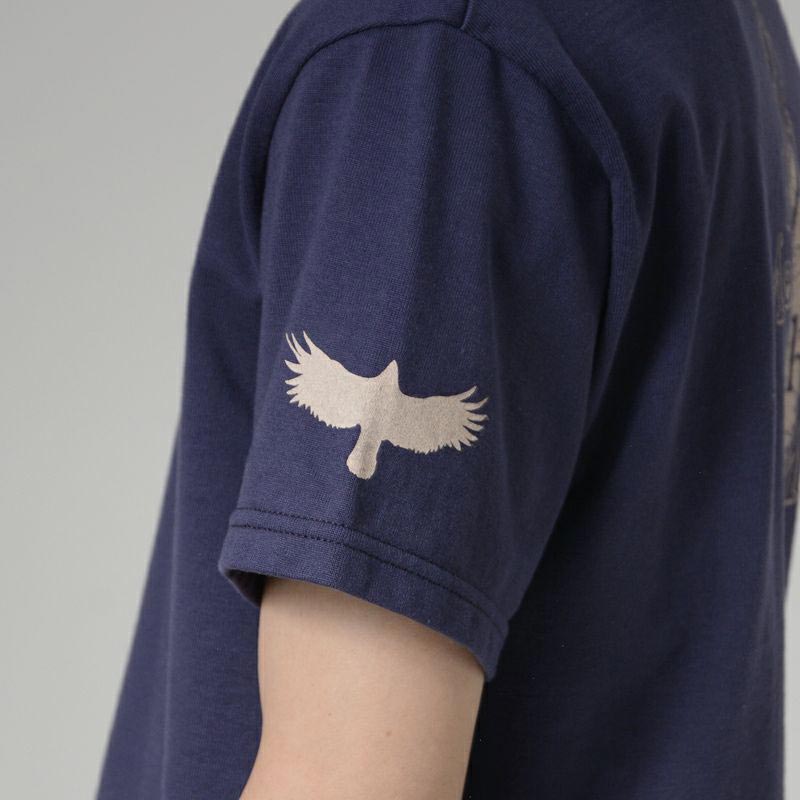 25SS デラックスウエア SDTS-2502 MAZE 60パープル メンズ 半袖 Tシャツ バックプリント
