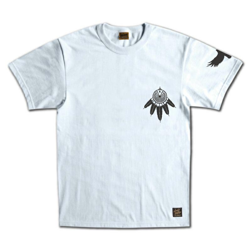 25SS デラックスウエア SDTS-2502 MAZE ホワイト メンズ 半袖 Tシャツ バックプリント