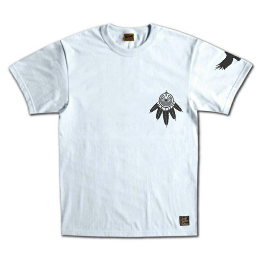 25SS デラックスウエア SDTS-2502 MAZE ホワイト メンズ 半袖 Tシャツ バックプリント
