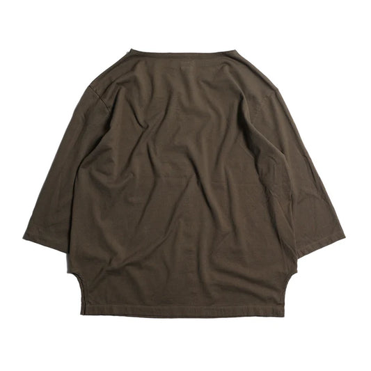 Basque Boat Neck Knit / TR25SS-202: OLIVE