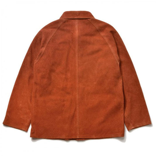 ザ リアルマッコイズ MJ23014 8HU LEATHER WELDER JACKET BRICK RED メンズ レザー ジャケット スプリットレザー