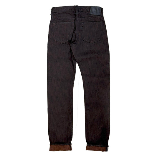 15oz Black x kakishibu Extra Slub Relaxed Tapered