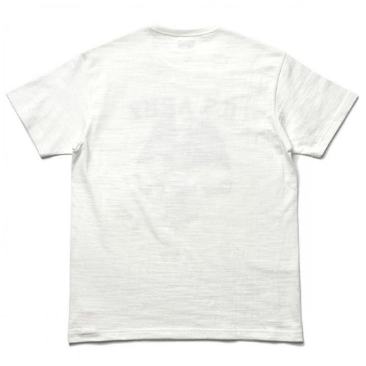 ザ リアルマッコイズ MC23010 AMERICAN ATHLETIC TEE / CAMP CROFT ミルク メンズ 半袖 プリント Tシャツ ミリタリー