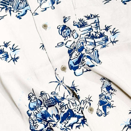 ALOHA SHIRT HAWAIIAN HISTORY:GRAY