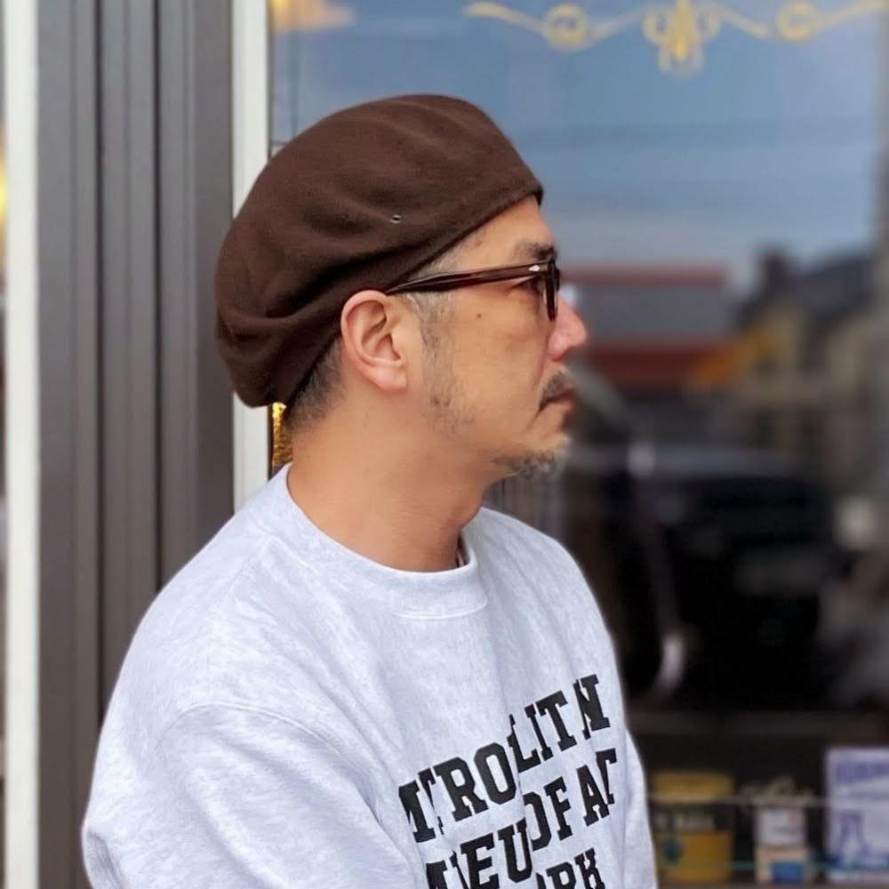 HIGHLANDS COTTON BERET:BROWN