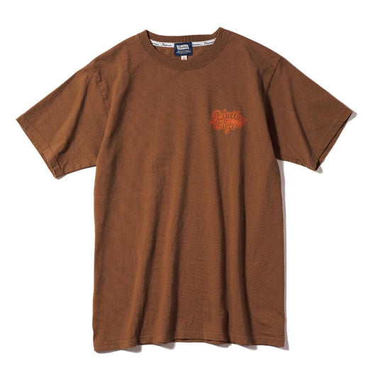 フェローズ 25S-PT11 PAINTING TIGER ココア メンズ 半袖 プリント Tシャツ バックプリント