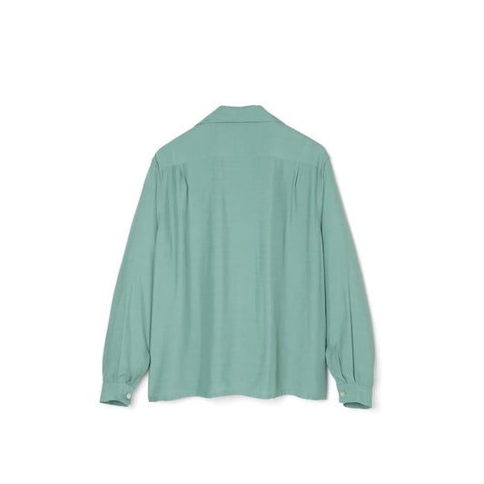 ウエアマスターズ Lot.835 Flap Pocket Rayon L/S Shirt ミント メンズ 長袖 レーヨン シャツ オープンカラーL/Sシャツ