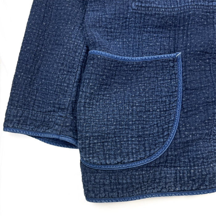 ポータークラシック PC-059-2101 NEW SASHIKO FRENCH JACKET 刺し子フレンチジャケット ブルー