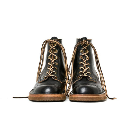 ローリングダブトリオ BF-01 ROOTS ルーツ BLACK HORSEBUTT メンズ レザー ワーク ブーツ 馬革