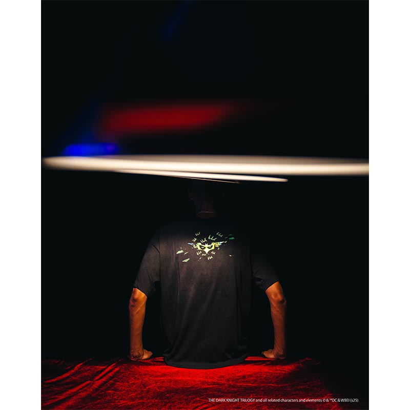 セントマイケル SM-HR8-0000-C53 BTM_SS TEE / JOKER / BLACK メンズ 半袖 プリント Tシャツ バックプリント The Dark Knight コラボ