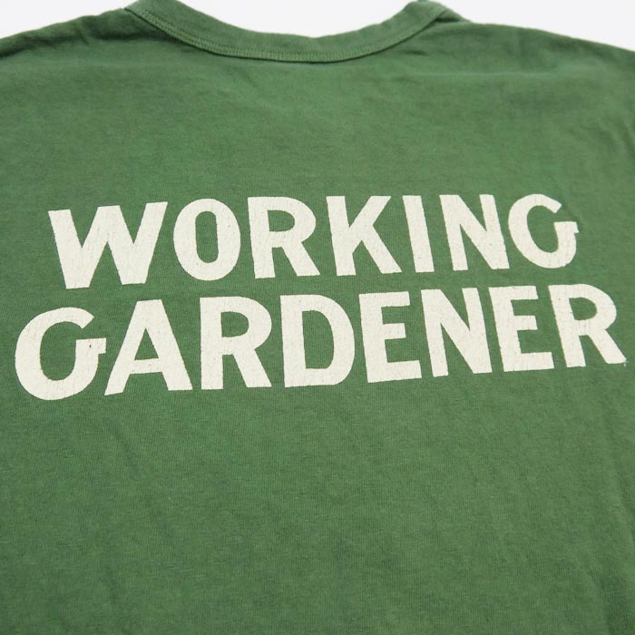 ウエス 652308 LAWN MOWER Tシャツ バインダーネック プリントTシャツ グリーン