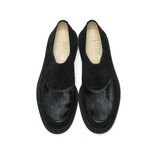 ビルトバック Lot.772 Horsehair Vamp Slip-On Shoes -Black- メンズ レザー シューズ スリッポン