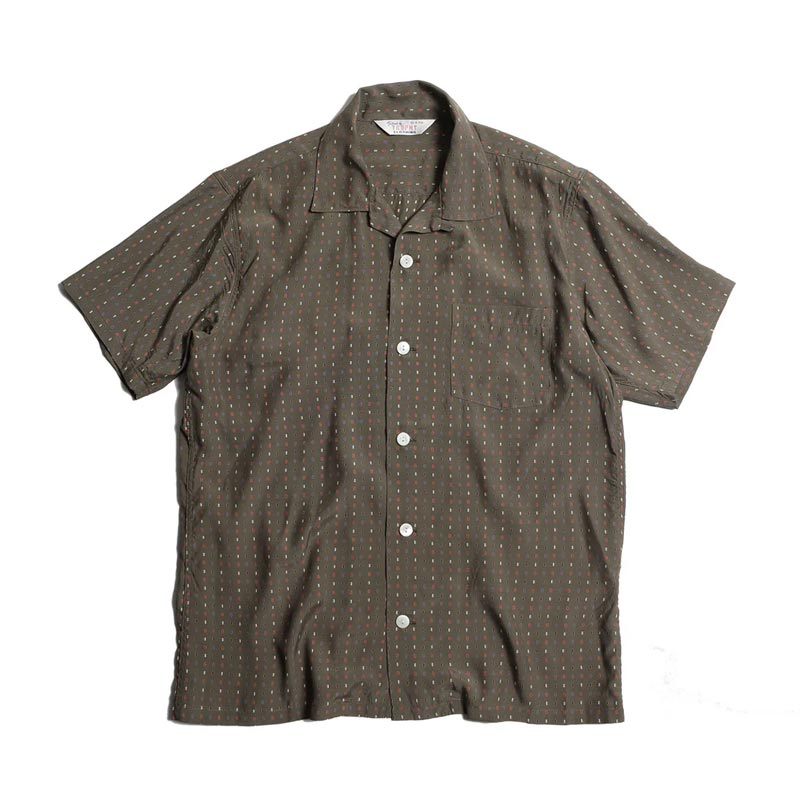 トロフィークロージング TR25SS-409 Atomic Hawaiian S/S Shirt アトミック ハワイアン 半袖 シャツ オリーブ メンズ