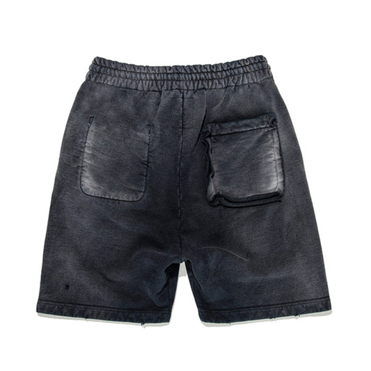 バウワウ BW231-BMSS 【COLLABORATION】BATMAN SWEAT SHORTS コラボ バットマン ブラックスウェットショーツ BLACK AGEING