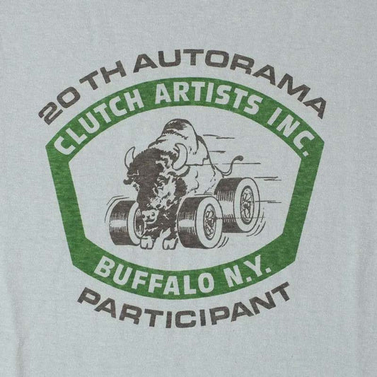 ウエアハウス WHTS-25SS008 Lot 4064 CLUTCH ARTISTS サックス メンズ プリント Tシャツ