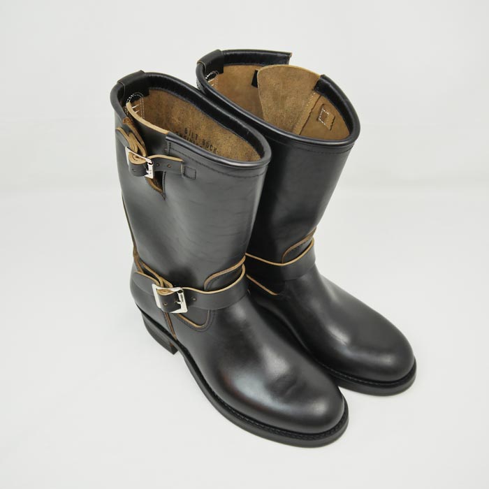 ビルトバック Lot.444-1 Engineer Boots Horsebutt ブラック メンズ エンジニアブーツ ホースバット ビブラムソール