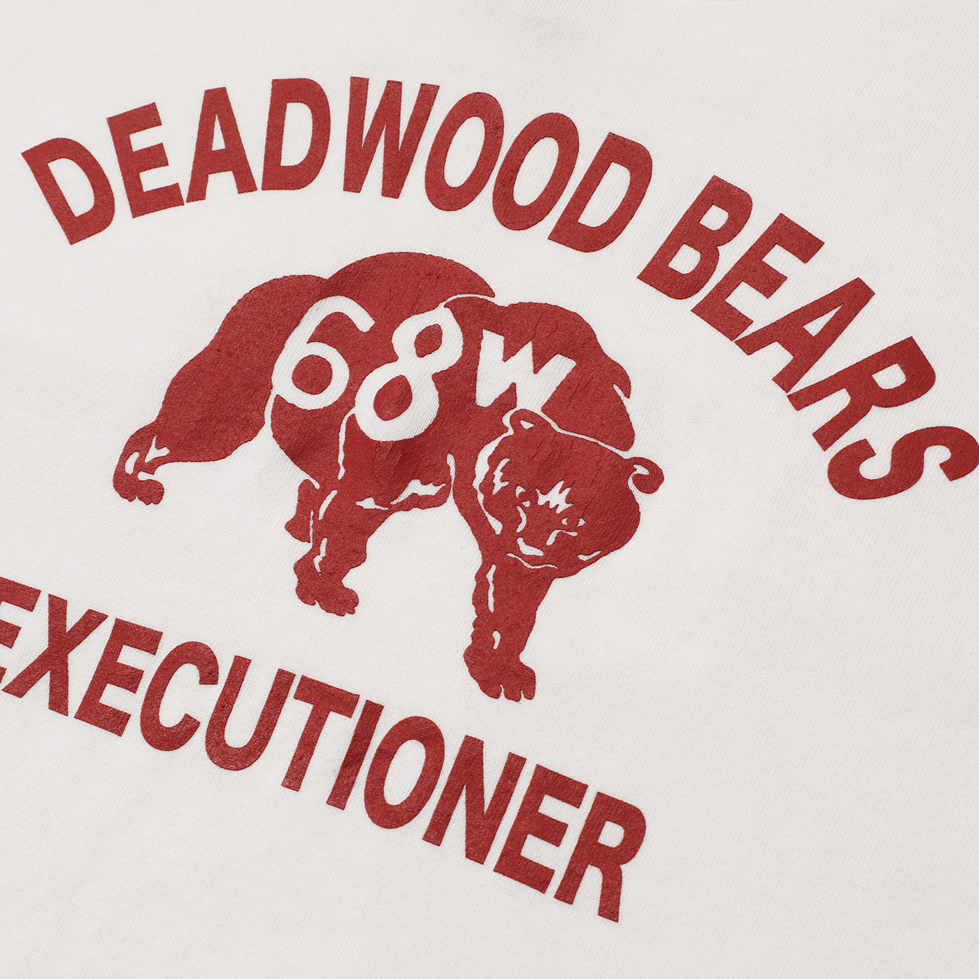 コリンボハンティンググッズ ZZ-0402 Lagergeld Cut-off Sweat Shirt =DEADWOOD BEARS= -デッドウッドベアー ホワイト