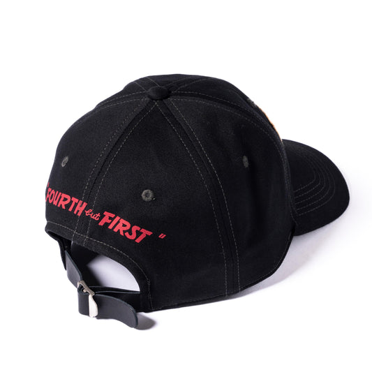 ザ リアルマッコイズ MA24018 BASEBALL CAP / FOURTH BUT FIRST ブラック
