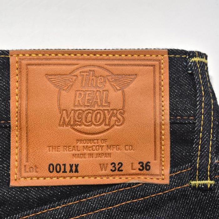 ザ リアルマッコイズ Lot.001XX テーパーラインストレートシルエット ジーンズ デニム ワンウォッシュ