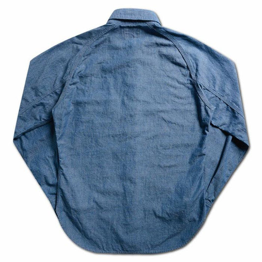 デラックスウエア 7644A DELUXE CHAMBRAY デラックス シャンブレー IND.GSP メンズ 長袖 シャンブレーシャツ