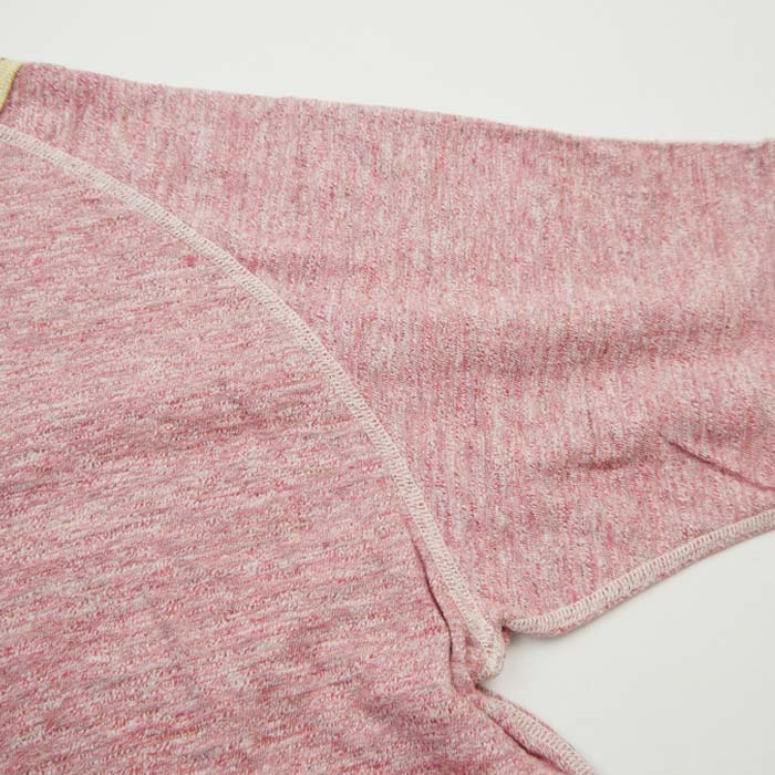 ループ&ウエフト LRC1099 HEATHER SLUB COTTON DOUBLE BINDER CREWNECK R.CHERRY メンズ Tシャツ カットソー