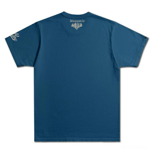 24SS デラックスウエア DXT-LG2 LEGIT QUALITY.2 ST.NAVY メンズ 半袖 プリント Tシャツ カットソー