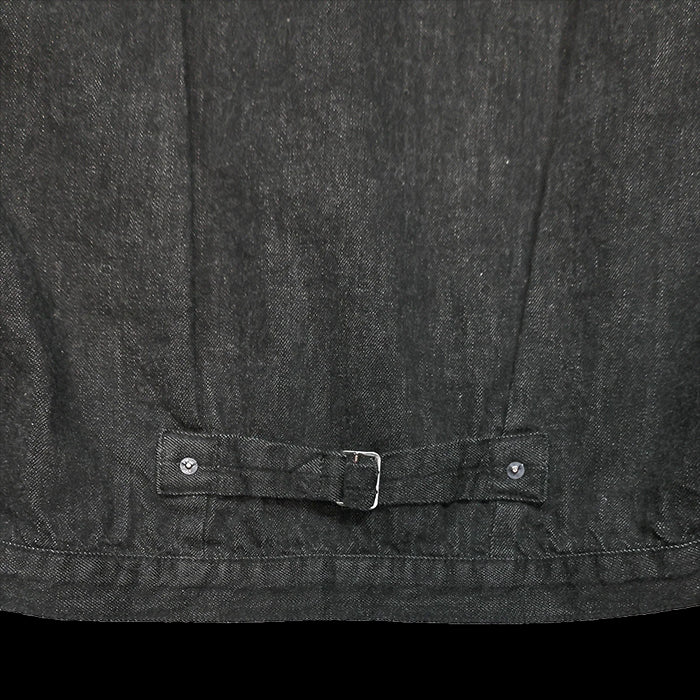 2107BKSS Type 1 Black Denim Jacket (Super Smooth)