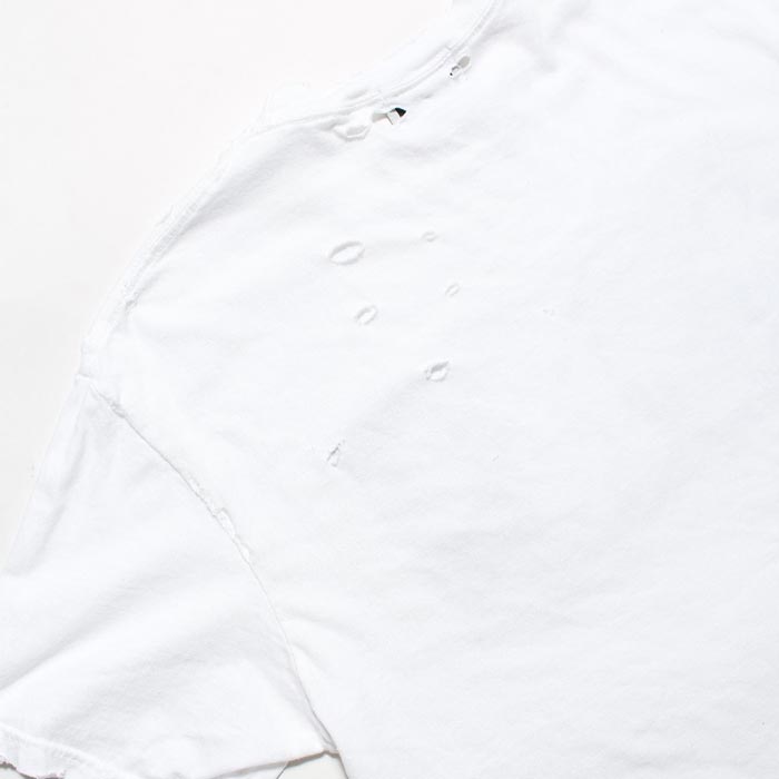 バウワウ BW231-RPT RED PABLO TEE ホワイト メンズ プリント Tシャツ ピカソ バンドTシャツ エイジン 加工