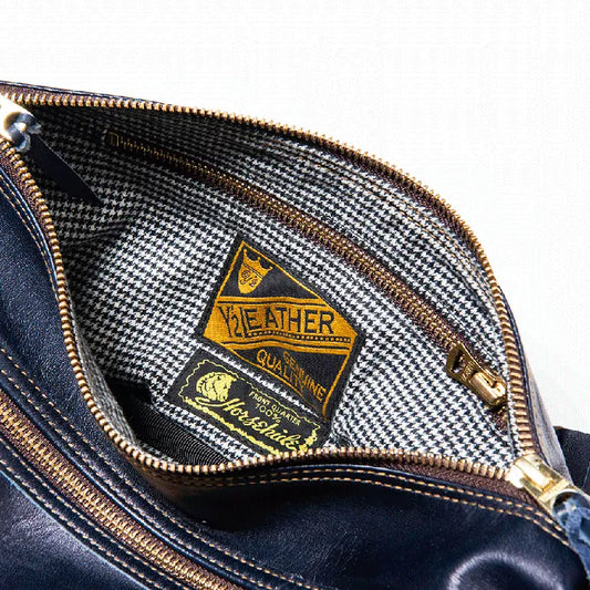 ワイツーレザー BG-02 HORSE HIDE SHOULDER BAG ブラック ホースハイド ショルダーバッグ