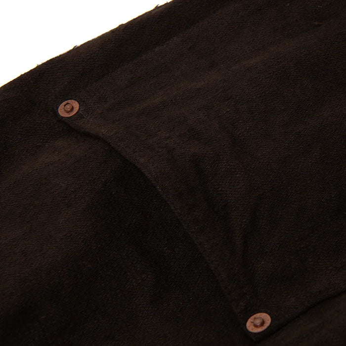 STUDIO_D'ARTISAN 奄美大島泥染GL3デニムジャケット【D4631】:ブラウン ダークブラウン