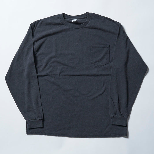 Mickey Mouse Long Sleeve Pocket T-Shirt:BLACK