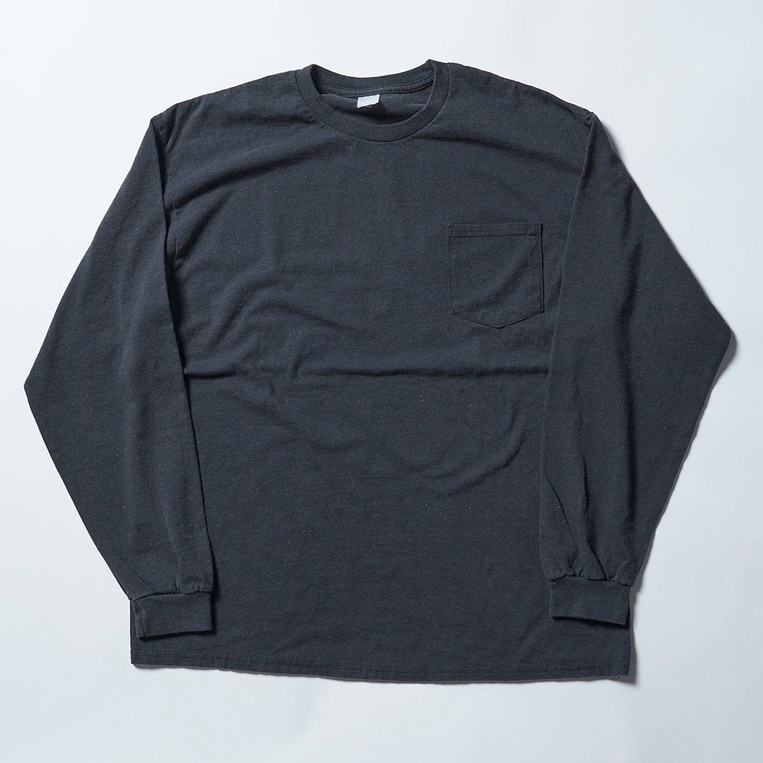 Mickey Mouse Long Sleeve Pocket T-Shirt:BLACK