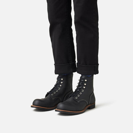 レッドウィング STYLE NO.8084 Iron Ranger アイアンレンジャー ブラック ハーネス メンズ レザー ワーク ブーツ