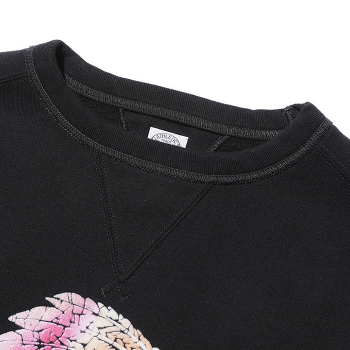 ILLINOIS Flocky Pt Sweat【AB12201】:ブラック