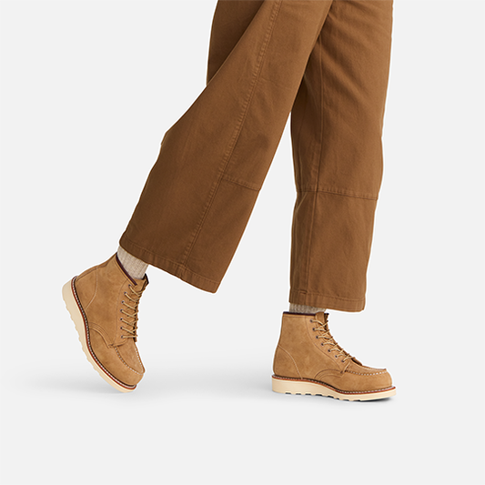 レッドウィング MODERN_W STYLE NO.3447 6" Classic Moc 6インチ クラシックモック レディース レザー ワーク ブーツ ウィメンズライン 本革 ホーソーン「ミュールスキナー」ラフアウト モックトゥ アメリカ製