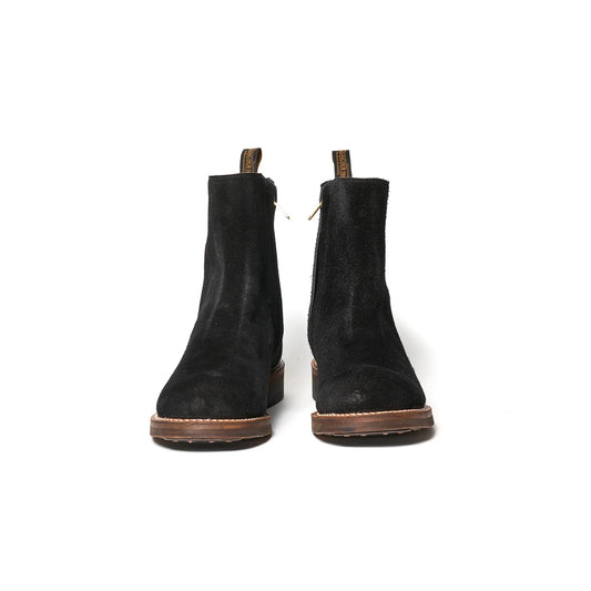 ローリングダブトリオ RDT-A14 CASPER Black Oil Suede キャスパー ブラック オイルスエード メンズ レザー サイドジップ ブーツ